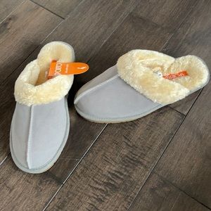 Sporto Gray Suede Jasmine Slipper